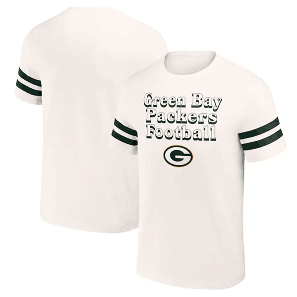 Men's Green Bay Packers Cream x Darius Rucker Collection Vintage T-Shirt - Click Image to Close